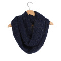 Winter Warm Heavy Lurex Metallic Yarn Knitted Loop Snood (SK180)